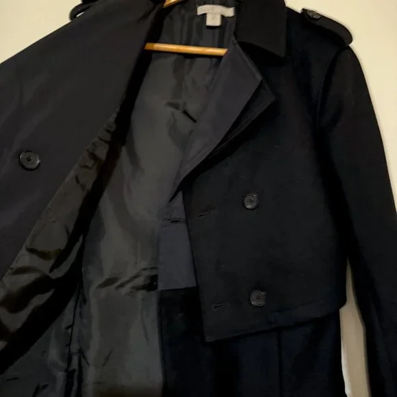 Adidas SLVR Double-Breasted Women's Pea Coat size XS (Like Y3/Y-3) - Picture 4 of 7